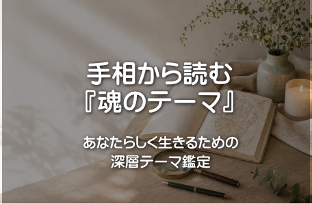 手相から読む『魂のテーマ』